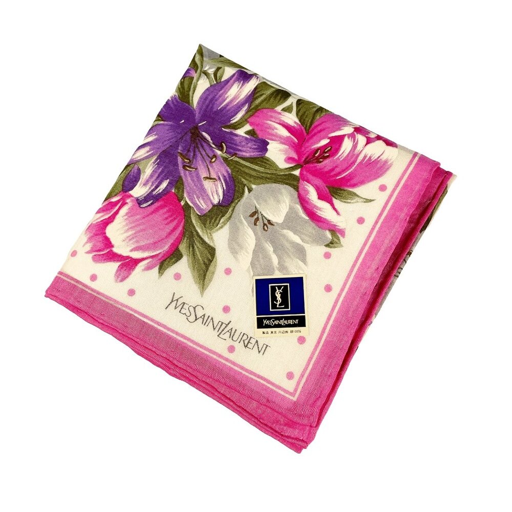 NWT Yves Saint Laurent Cotton Scarf